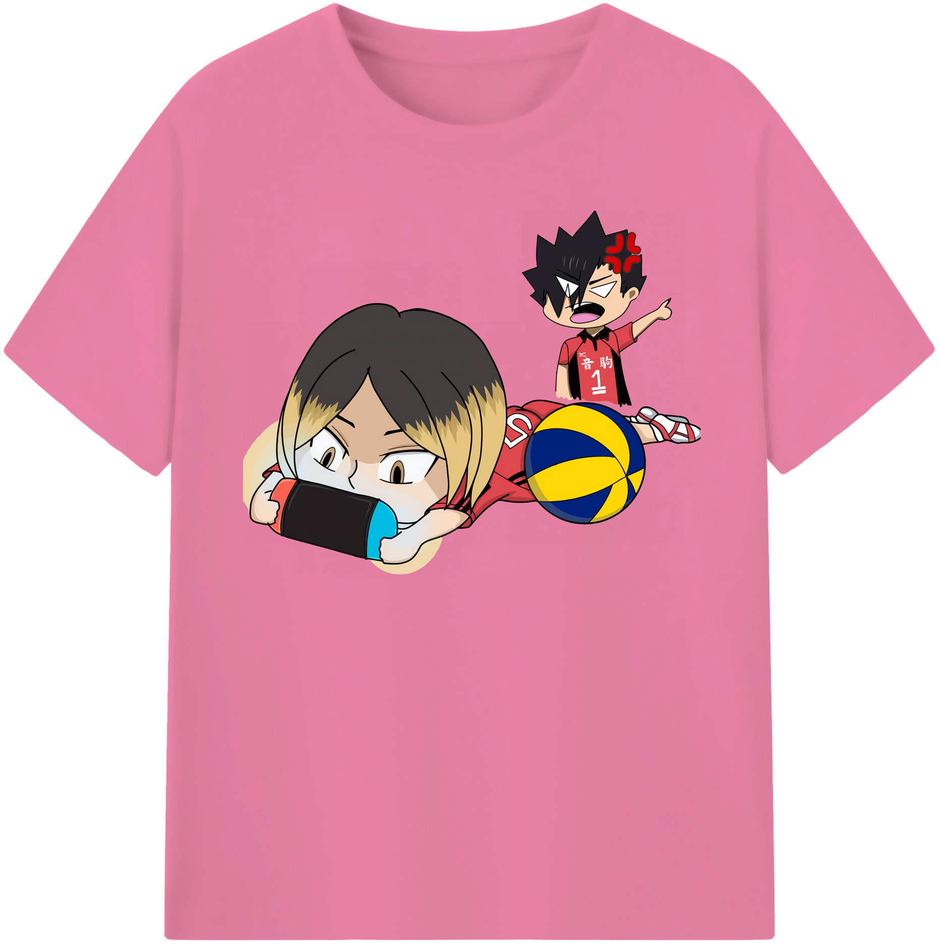 （画像用） ハイキュー!! Haikyu!! 綿100％半袖Tシャツ（フロントプリント）